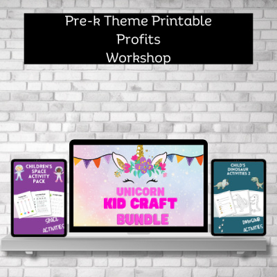 Pre-K Theme Printable Profits Workshop