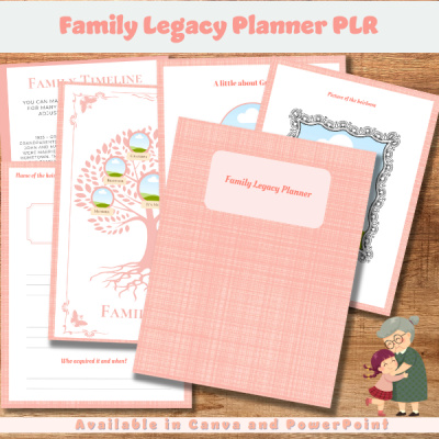DFY Family Legacy Planner/Journal Kit PLR
