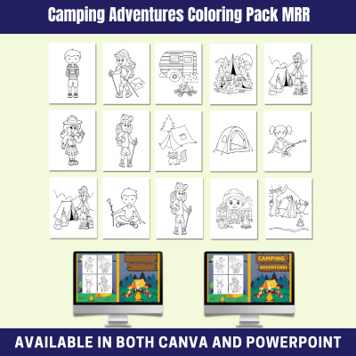 Camping Adventures Coloring Pack MRR