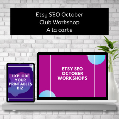 Etsy SEO Workshop Dec (Single Purchase)