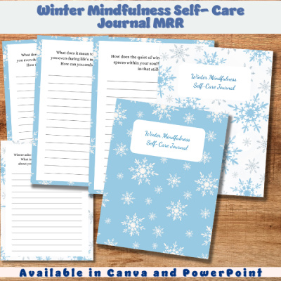 DFY Winter Mindfulness Self-Care Journal MRR