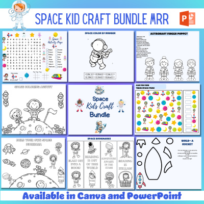 Blast Off! A Stellar Space Kids Craft Bundle MRR