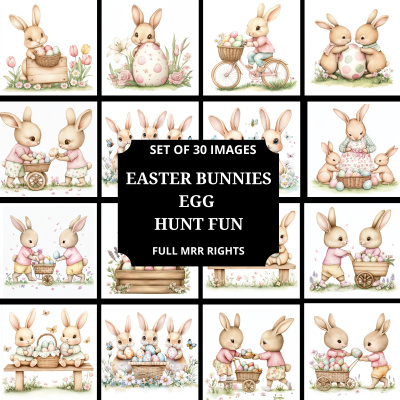 Easter Bunnies Egg Hunt Fun Bundle MRR