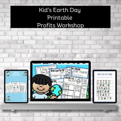 How to make Kid's Earth Day Printable Profits Workshop