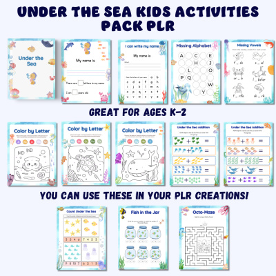 DFY Under the Sea Activities Pack PLR