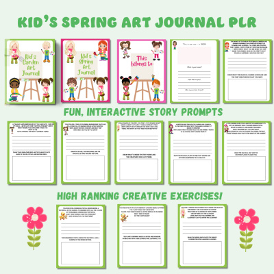 Kid's Spring Art Journal PLR