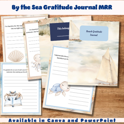 By the Sea Gratitude Journal MRR