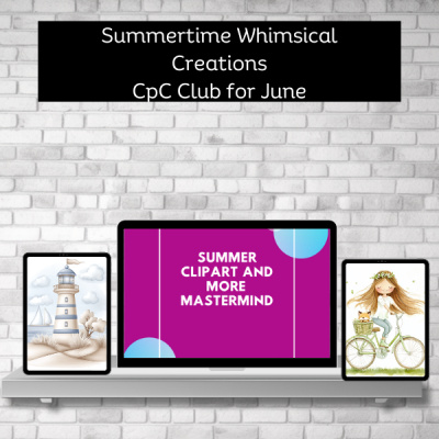 Creative Printables Club -  Summertime Whimsical Clipart and More!