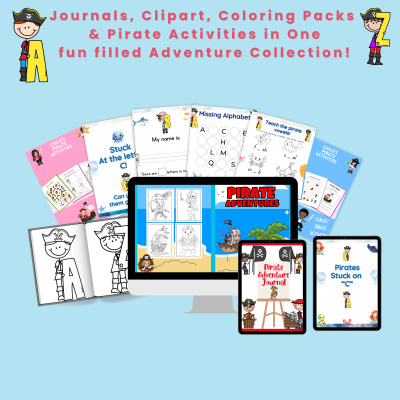 Lil Buccaneers: The Complete Pirate Adventures Printable Bundle MRR