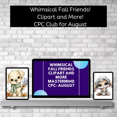 Whimsical Fall Friends Clipart CPC Club August Meeting