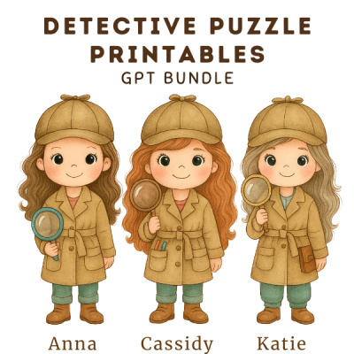 ✨ Kids Puzzle Printables GPT Bundle ✨