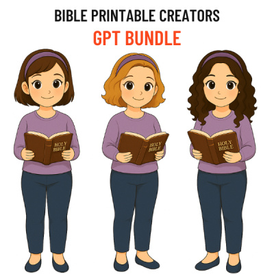 Bible Printables Creators GPT Bundle