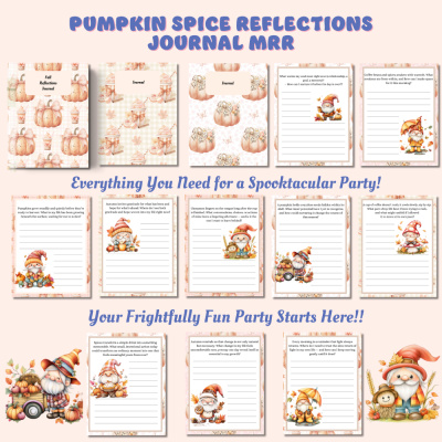 🎃☕ Pumpkin Spice Reflections Journal MRR &ndash; MRR Included 🍂✨