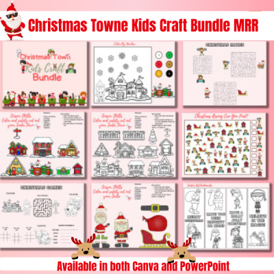 DFY Christmas Town Kid's Craft Bundle MRR