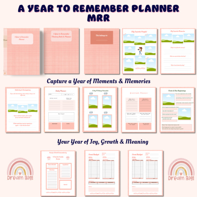 A Year to Remember Planner MRR