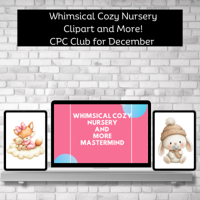 Whimsical Cozy Nursery Clipart CPC Club December Meeting