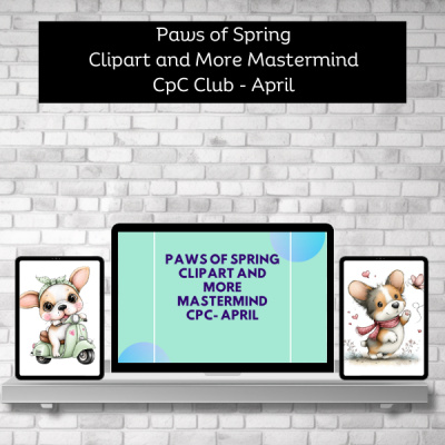 Paws of Spring Clipart Mastermind and More
