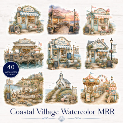 Coastal Village WaterColor MRR