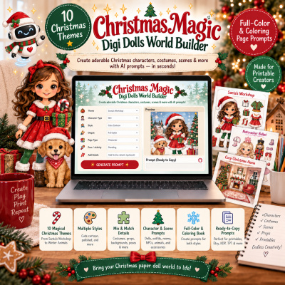 Christmas Magic Digi Dolls World Creator