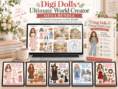 🎀 Digi Dolls Ultimate World Creator Mega Bundle 🎀