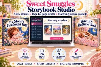 🌙🧸 Sweet Snuggles Storybook Studio 🧸🌙
