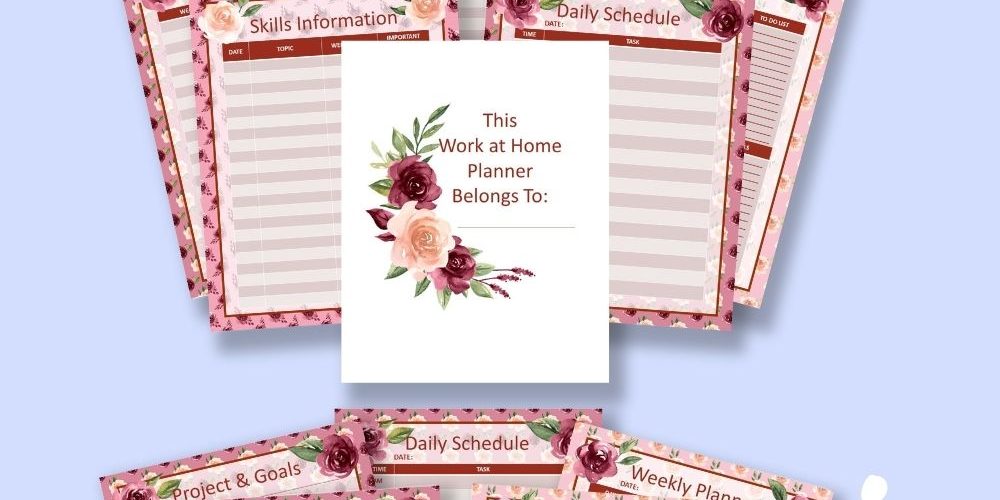 Free Work at Home Planner!
