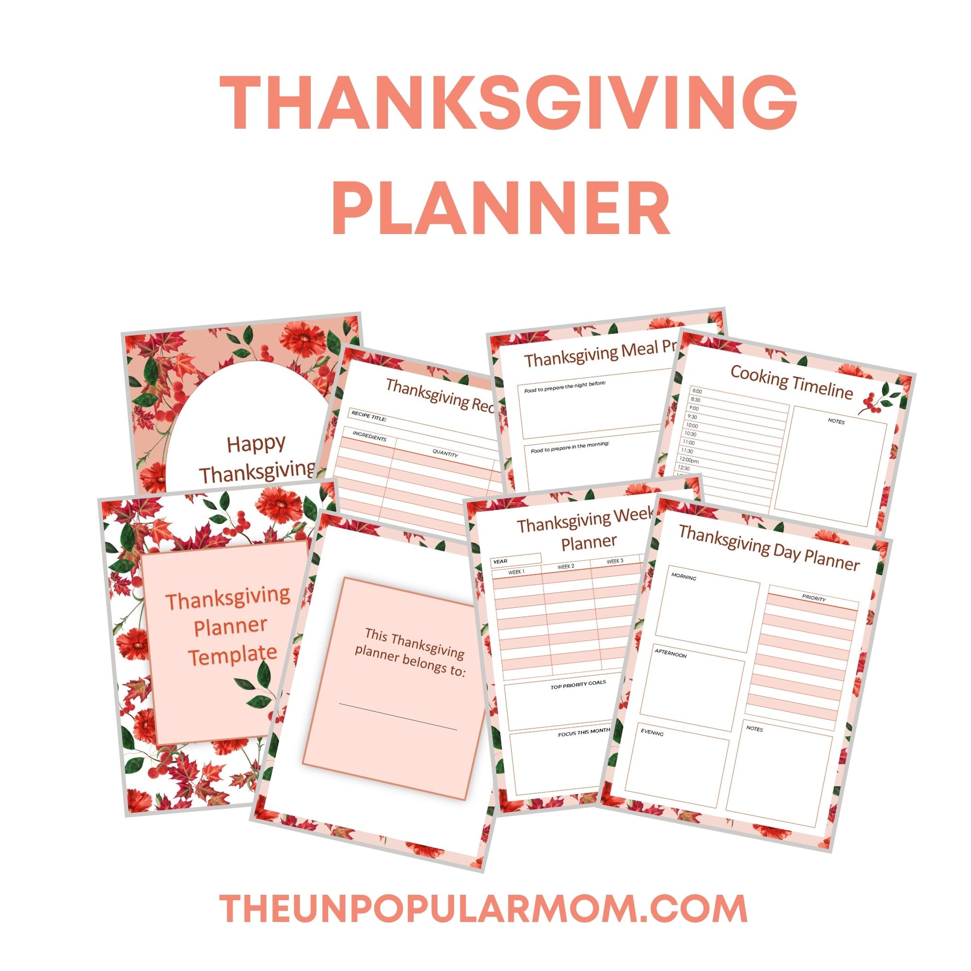 Free Thanksgiving Planner!