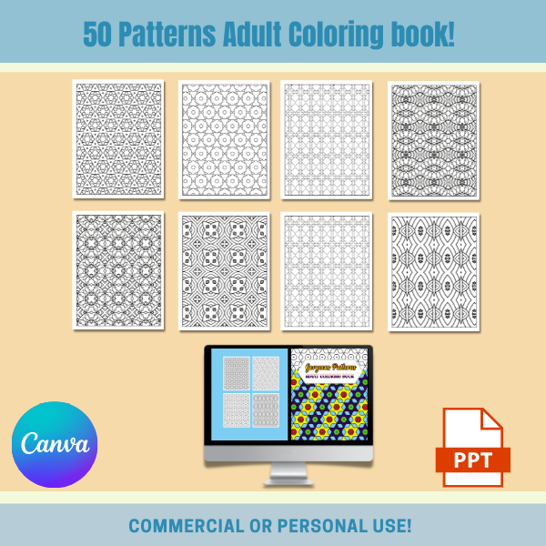 an adult coloring book with patterns theunpopularmom.com