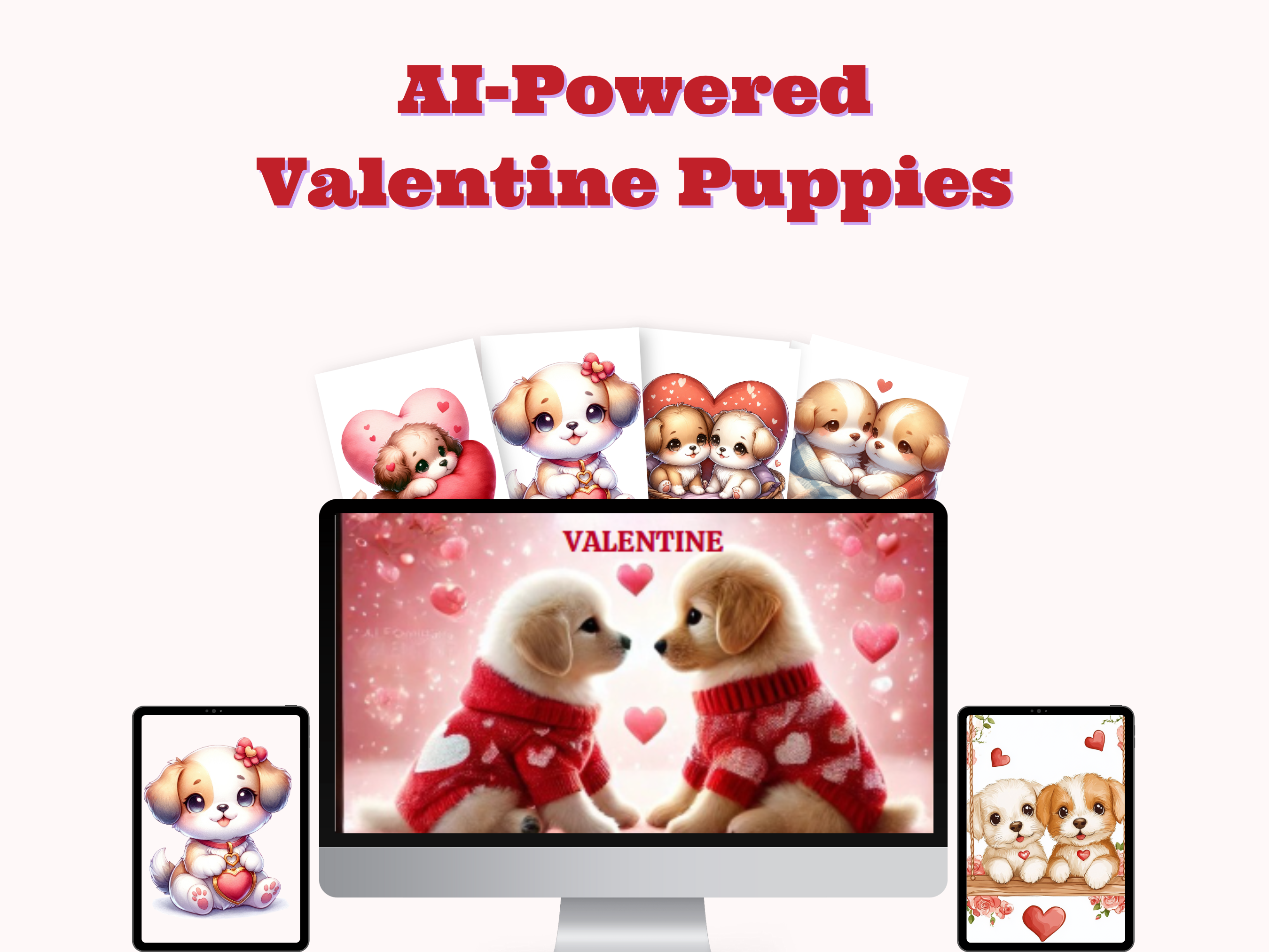 ai powered valentine puppies