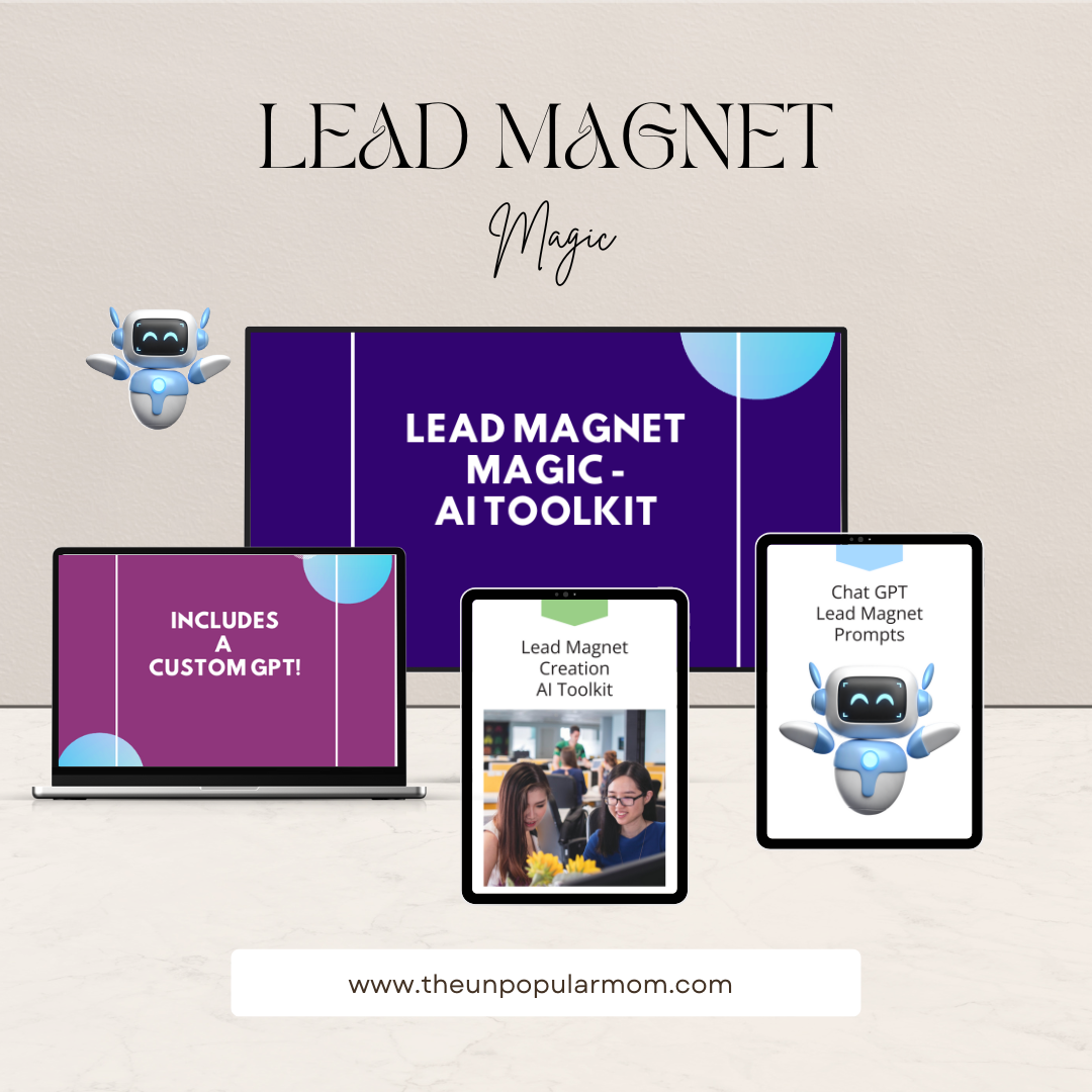 Access Page For The Lead Magnet Magic AI Toolkit
