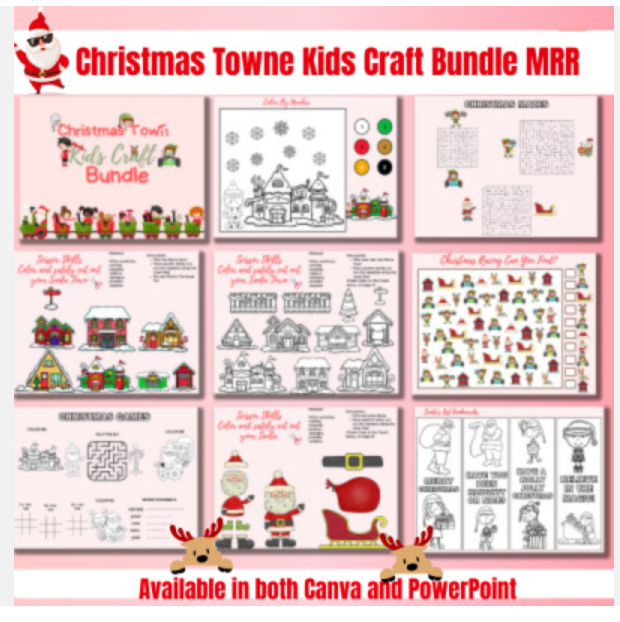 Christmas activity pack theunpopularmom.com