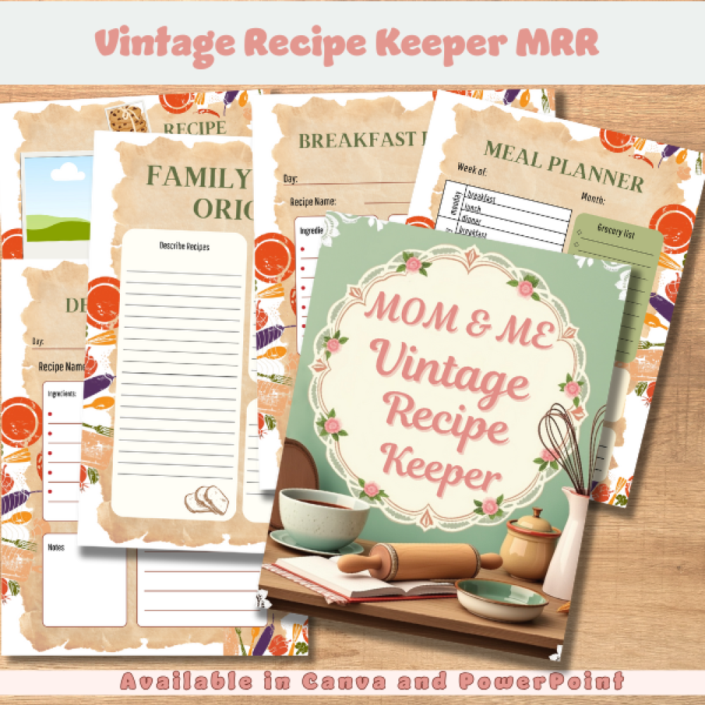 vintage recipe keeper