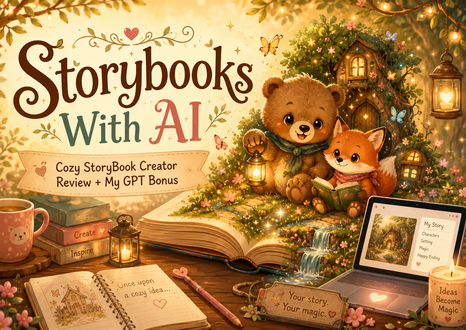 Storybooks With AI: Cozy StoryBook Creator Review + My GPT Bonus